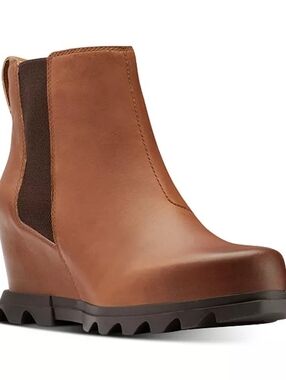 Sorel women's joan of arctic wedge iii chelsea - size 7 Hazelnut/Blackened Brown